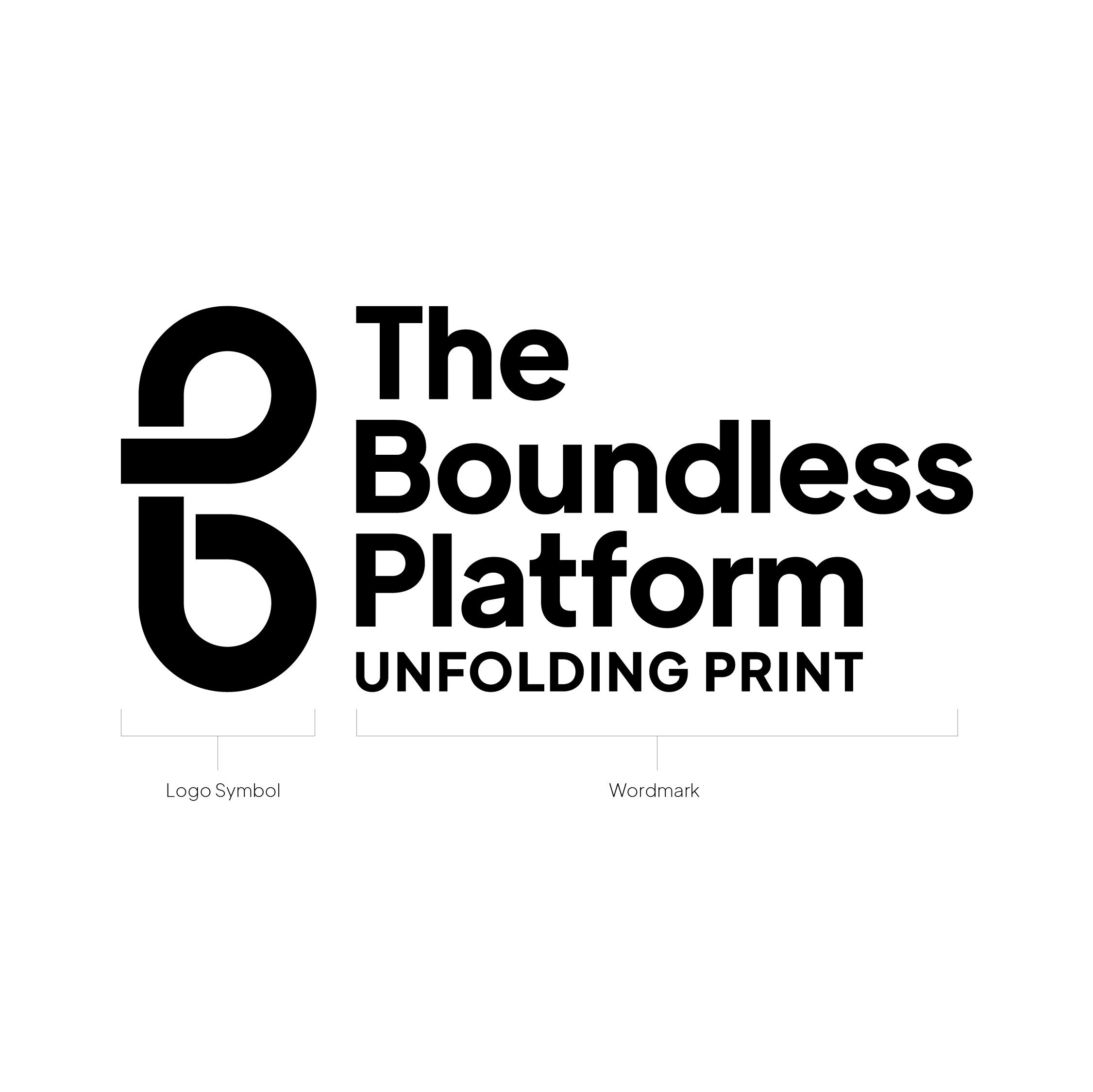 Boundless logo build-up