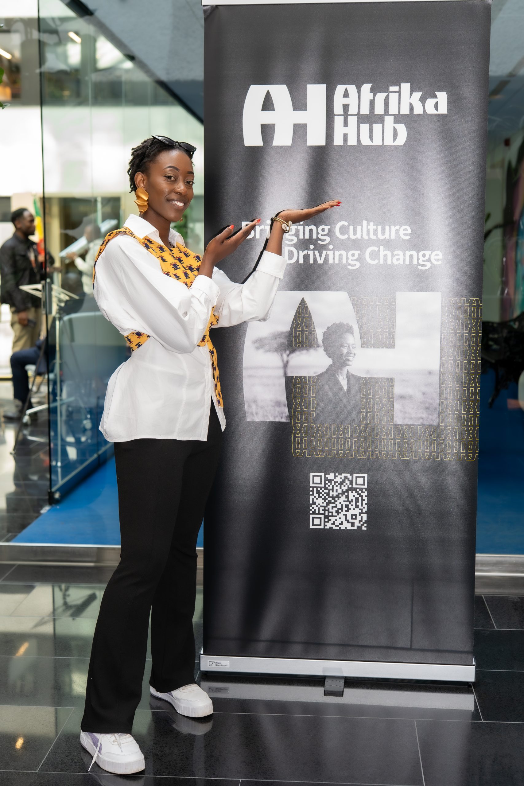 Afrika Hub identity in use